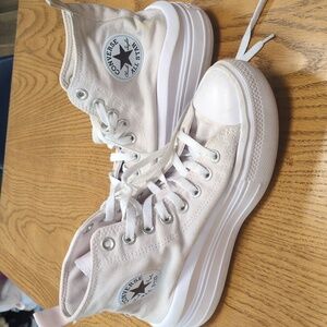 Converse High-Top Sneakers in White